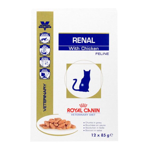 Chat Renal poulet pâté 12x85g