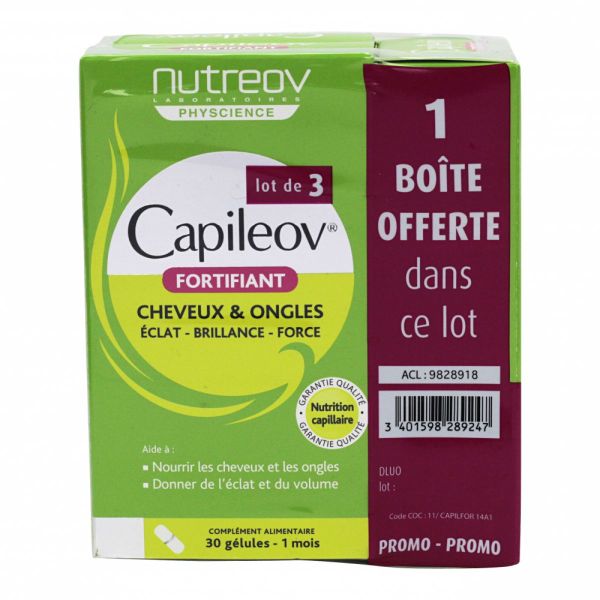 Capileov fortifiant  3x30 gélules