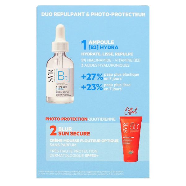 [B3] Hydra ampoule soin concentré réparateur anti-rides visage 30ml