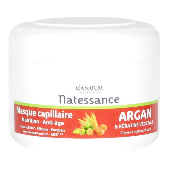 Masque capillaire argan & kératine 200ml