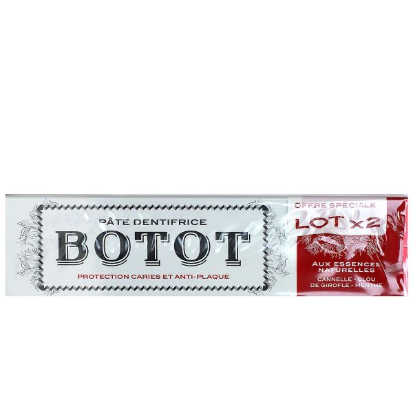 Pâte dentifrice cannelle clou de girofle menthe 2x75ml