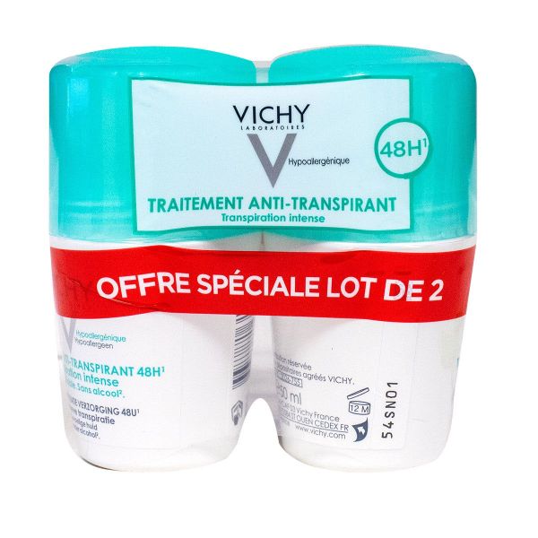 Déo 48h transpiration intense 2x50ml