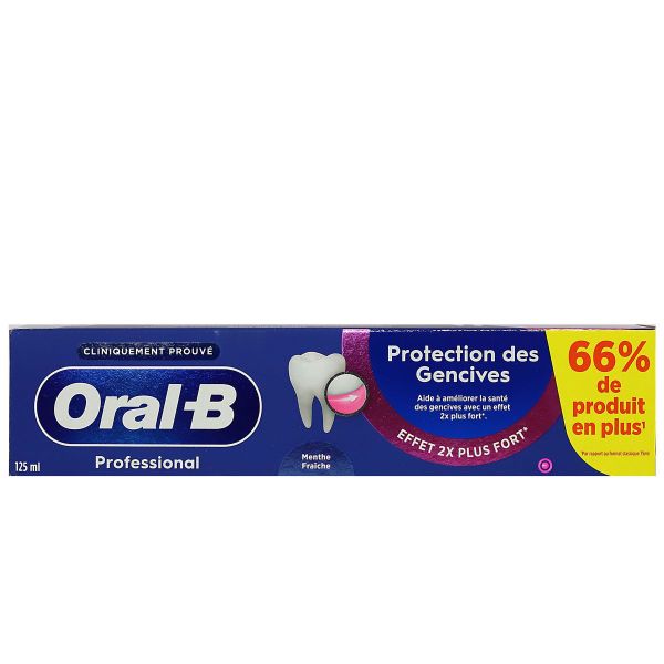 Professional dentifrice protection gencives menthe fraiche 125ml