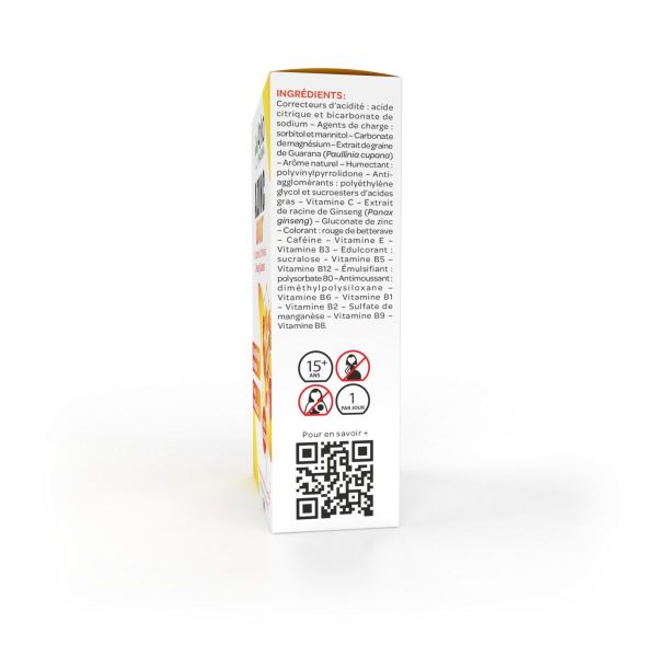 Azinc Boost Energie Booster effervescent 20 comprimés