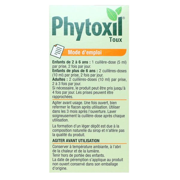 Toux sèche et et grasse thym plantain miel sirop 94ml