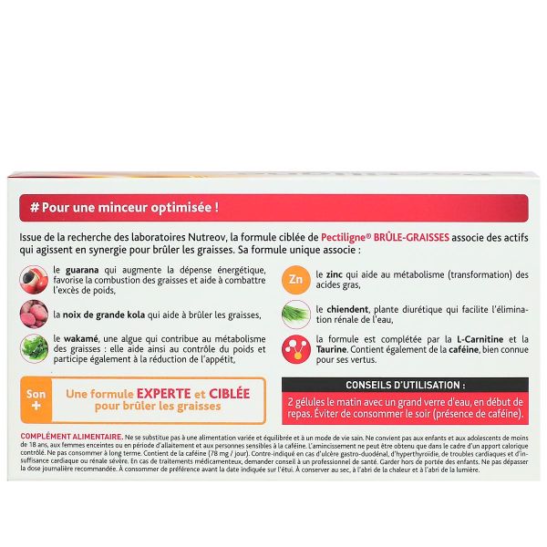 Pectiligne brule-graisses 2.0 formule experte 60 gélules