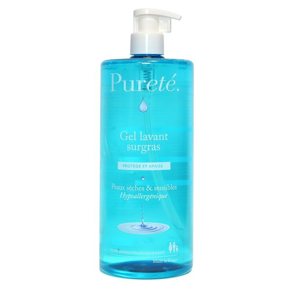 Gel lavant surgras peau sèche et sensible 1 Litre
