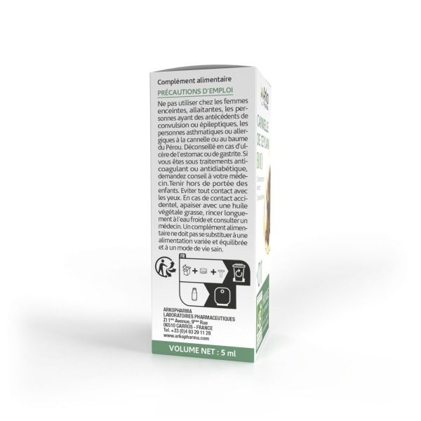 Huile essentielle n°01 cannelle de Ceylan 5ml