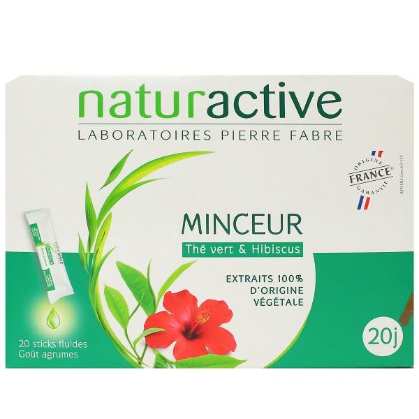 Minceur thé vert et hibiscus 20 sticks